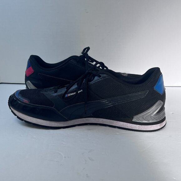 PUMA BMW Motorsport Track Racer driving Shoes Size 14 Black 306872 Performance - Picture 4 of 12